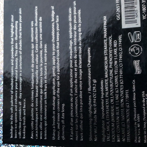 Light Ray's Highlighter 4 Quad Palette. NIP - Picture 8 of 9